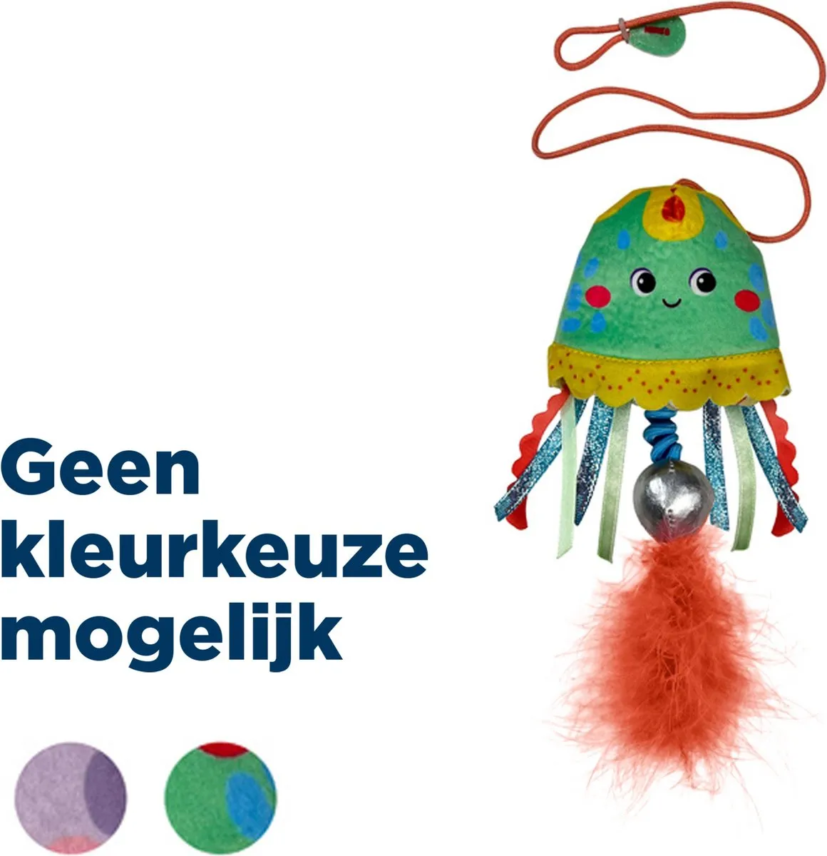 KONG Cat Teaser Jellyfish Assorti