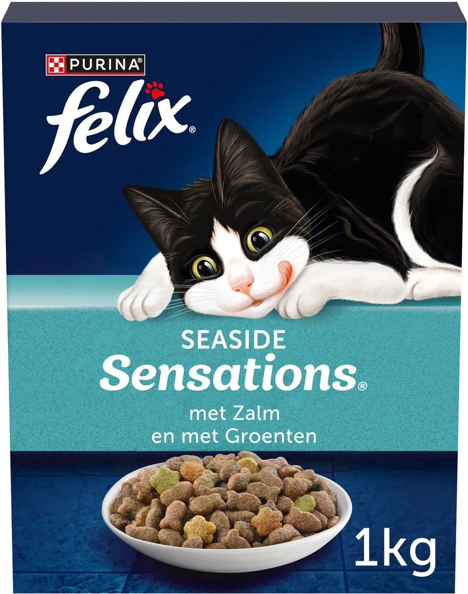 Felix Seaside Sensations Zalm & Groenten Kattenvoer 1kg