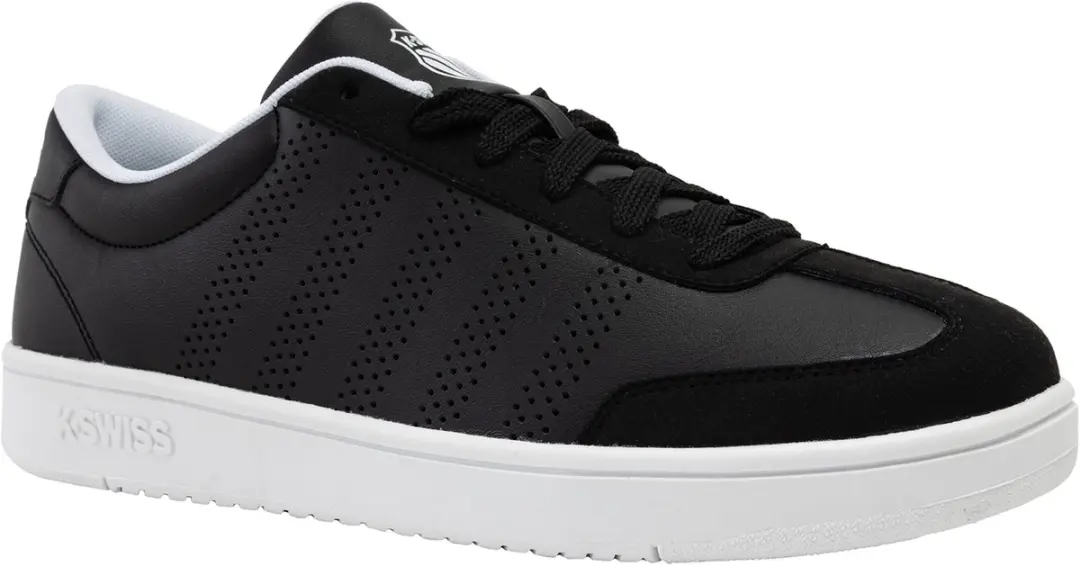 K Swiss Dames Court Open T Toe Sneakers Zwart Wit