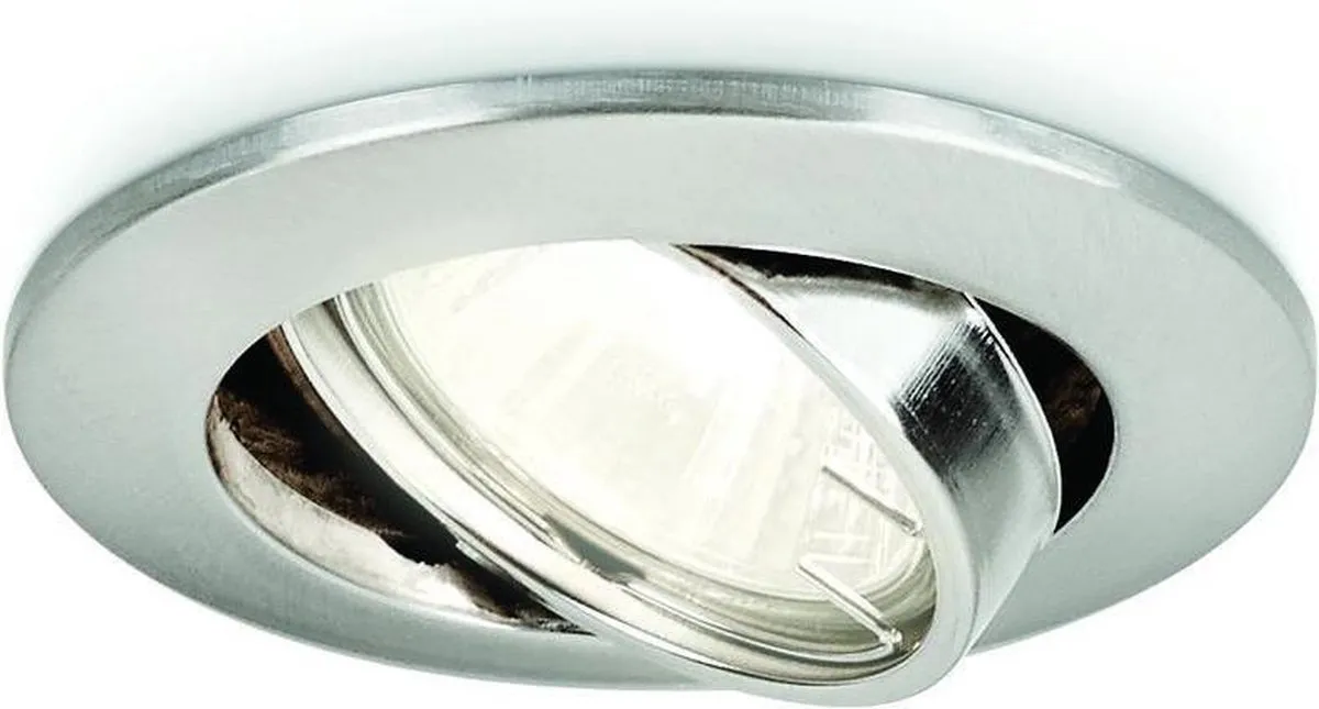Philips LED Enif Matt Chrome Inbouwspot 9cm