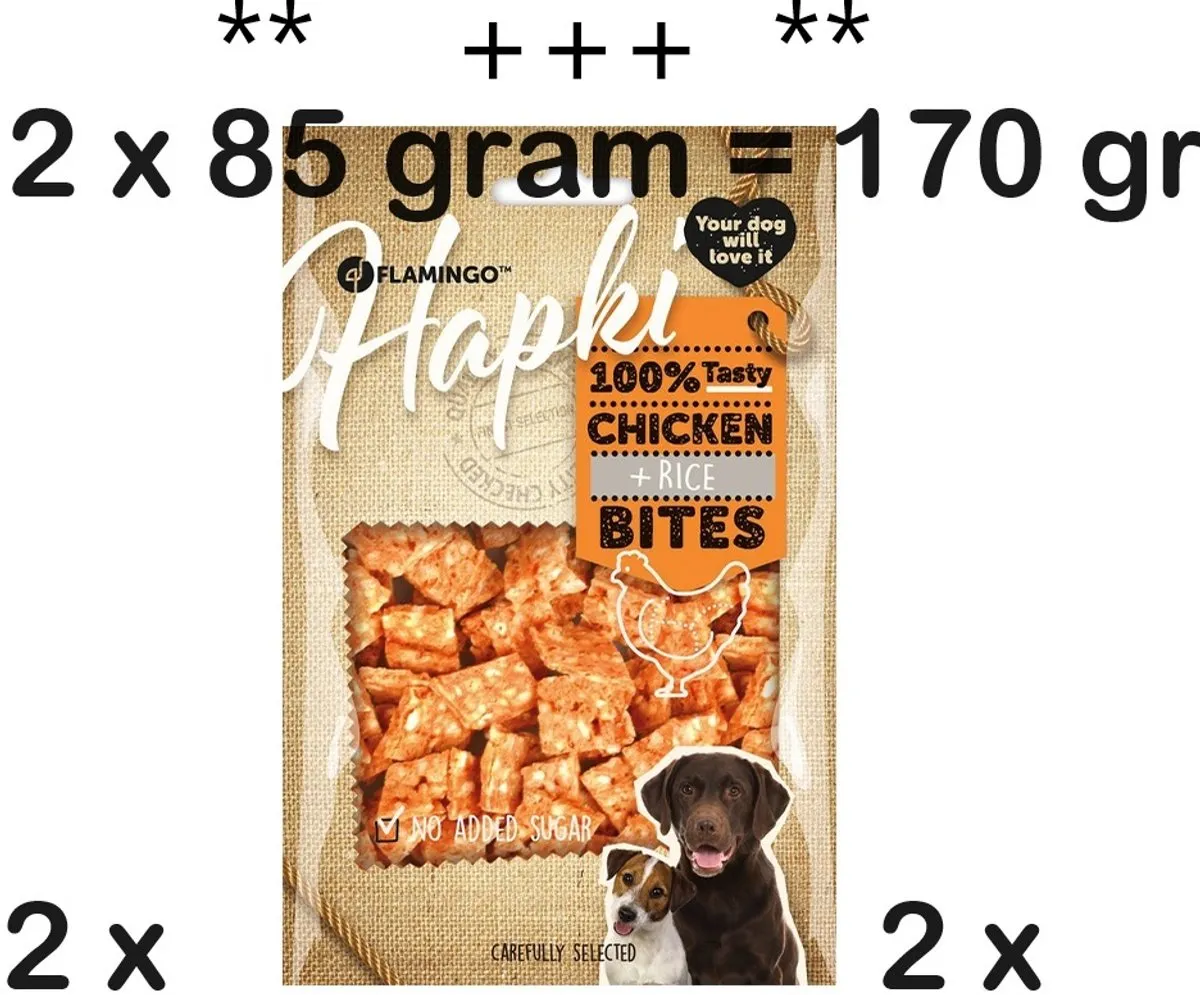 Flamingo Hapki Chicken & Rice Bites 170g