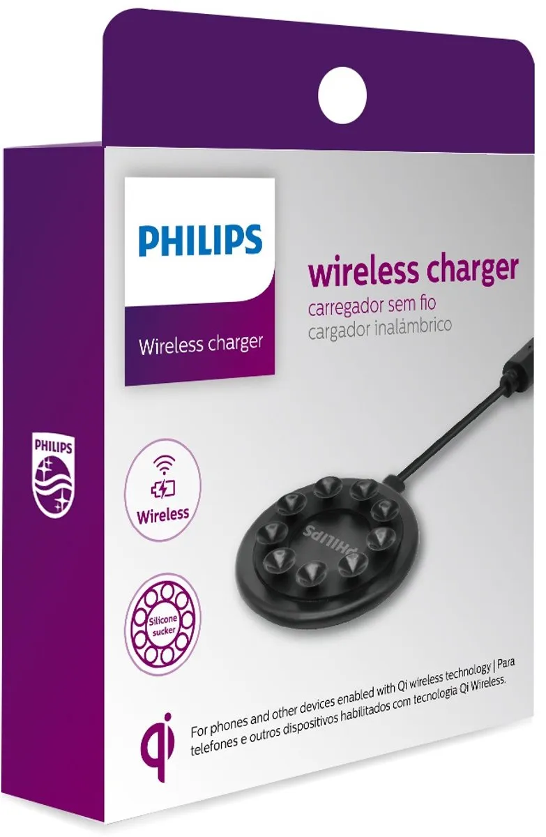 Philips Draadloze Qi Oplader DLP9016U/97 - Zwart