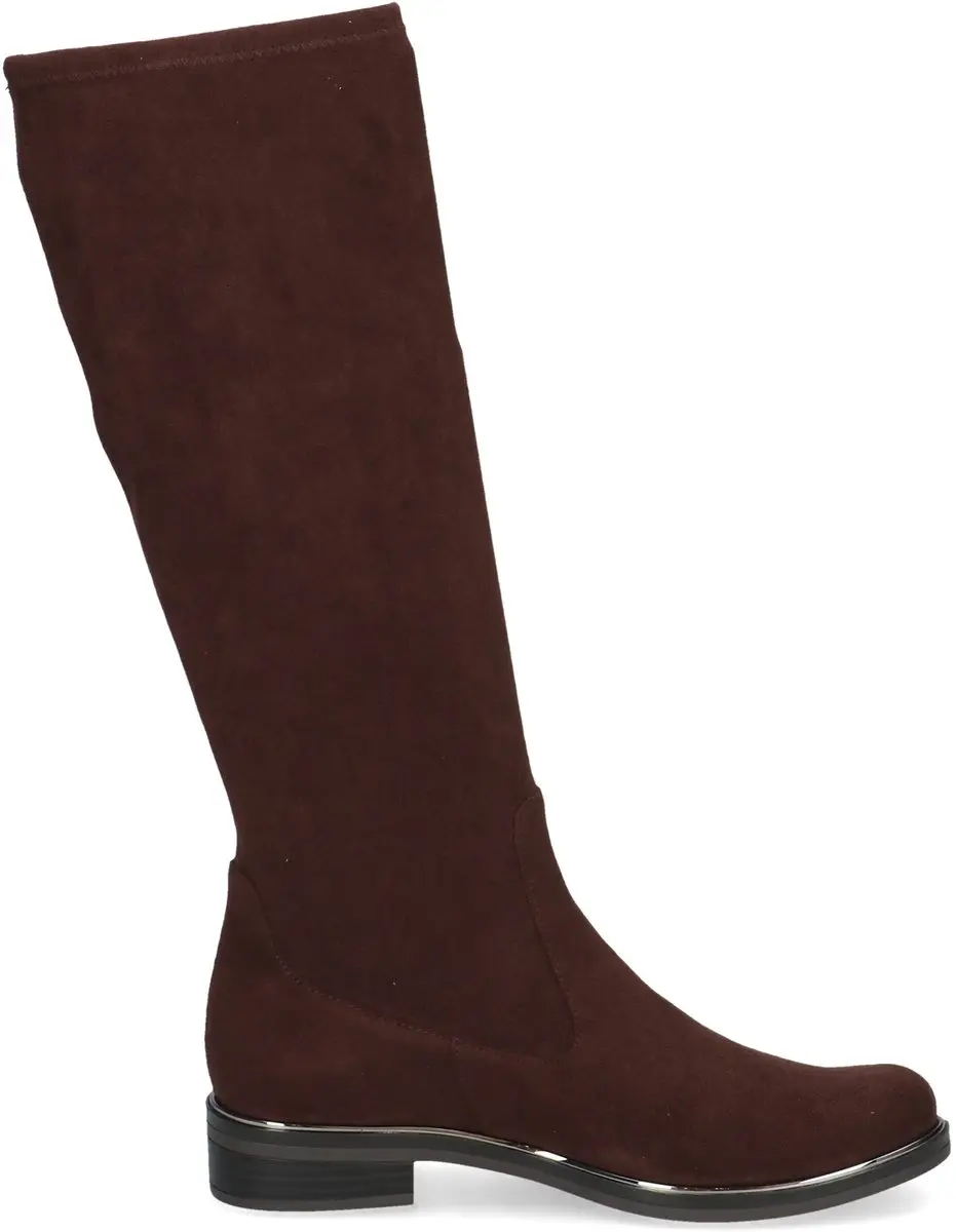 Caprice 9-9-25512-41 302 Lange Laarzen Donker Bruin Stretch Dames