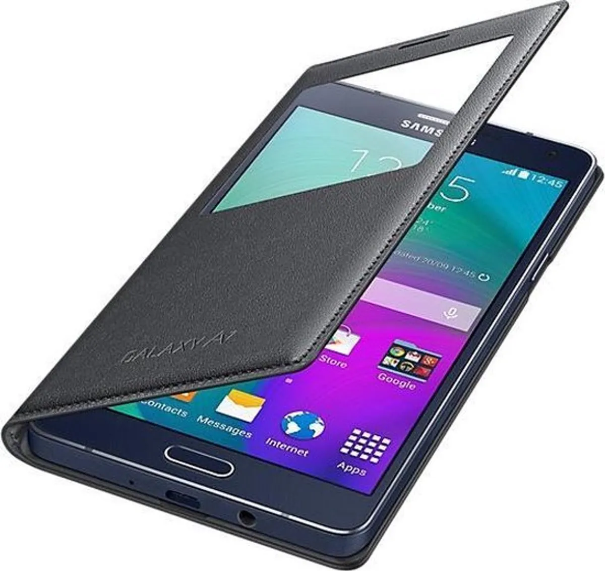 Samsung S-View Cover Galaxy A7 (2015) - Wit