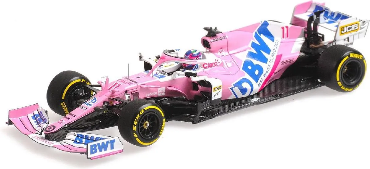 Formule 1 BWT Racing Point F1 Team Mercedes RP20 #11 2020 Launch Spec 1:43 Minichamps - Multicolor