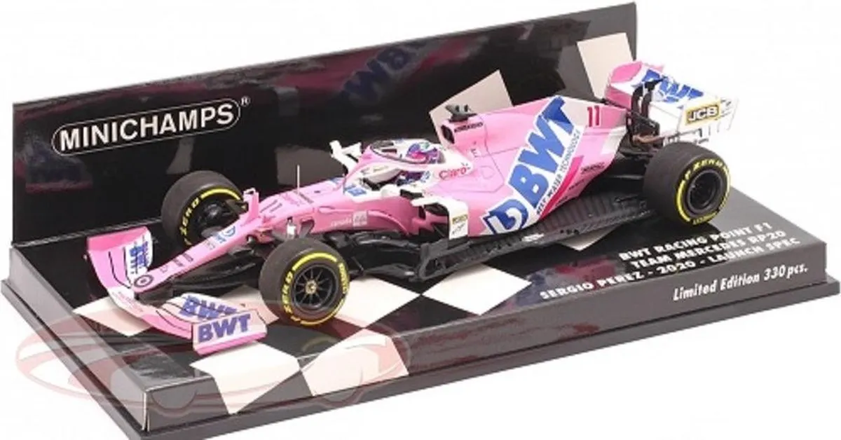 Formule 1 BWT Racing Point F1 Team Mercedes RP20 #11 2020 Launch Spec 1:43 Minic
