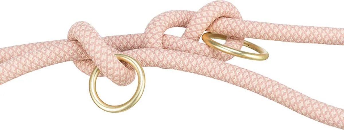 Trixie Soft Rope Hondenriem - Verstelbaar Roze - afbeelding 2 van 6