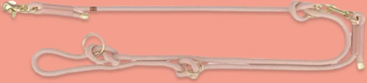 Trixie Soft Rope Hondenriem - Verstelbaar Roze - afbeelding 4 van 6