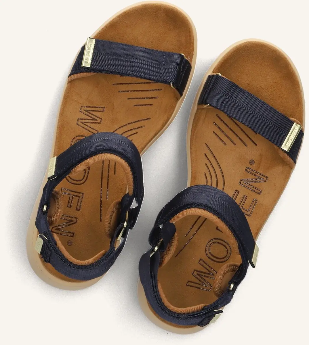 Woden Line Sandalen - Dames - Blauw - Maat 41 - afbeelding 5 van 6