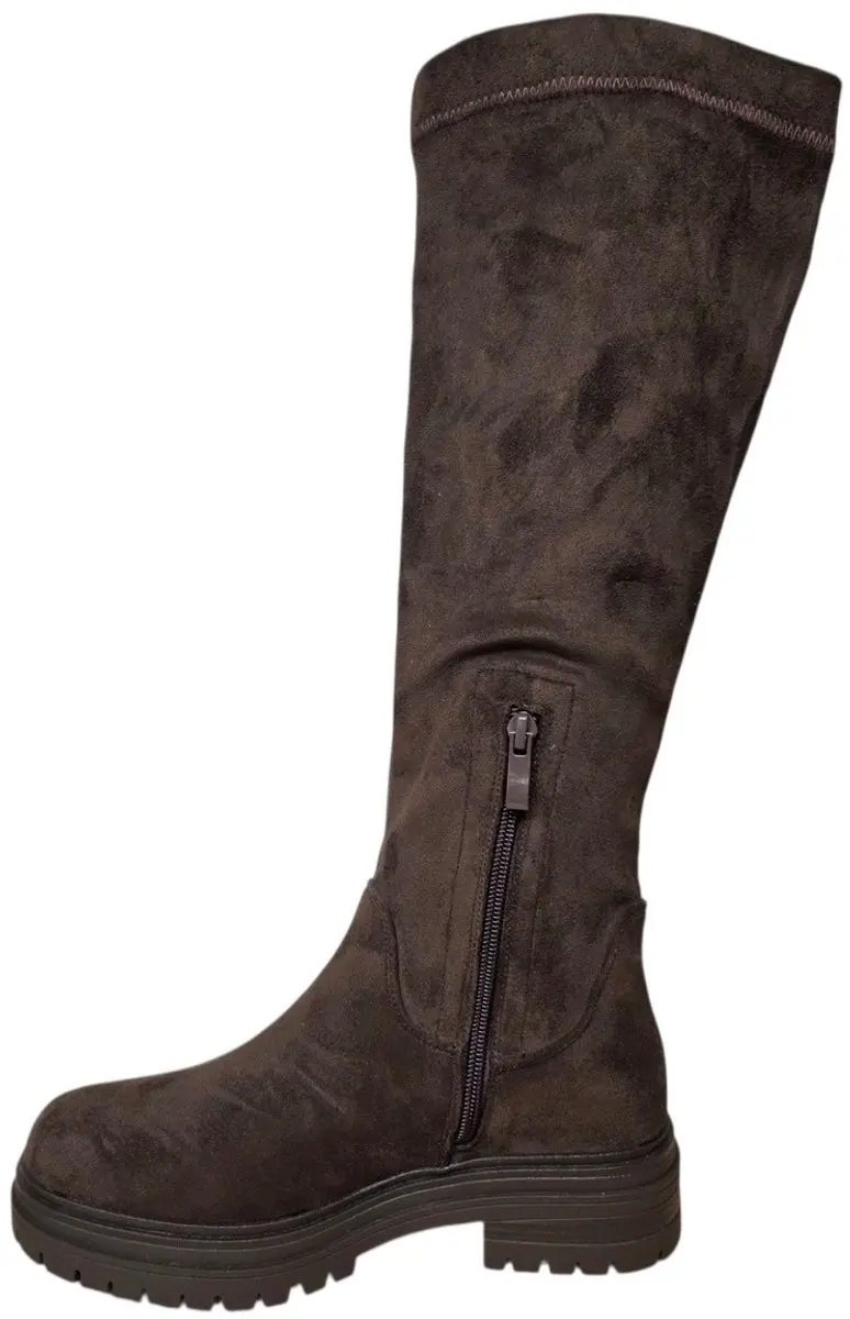Monshoe 1.26.68.002.01 Lange Laarzen Bruin Suede Dames 42 - afbeelding 4 van 4
