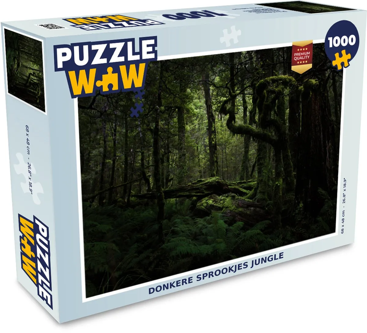PuzzleWow Donkere Sprookjes Jungle Legpuzzel 1000 Stuks