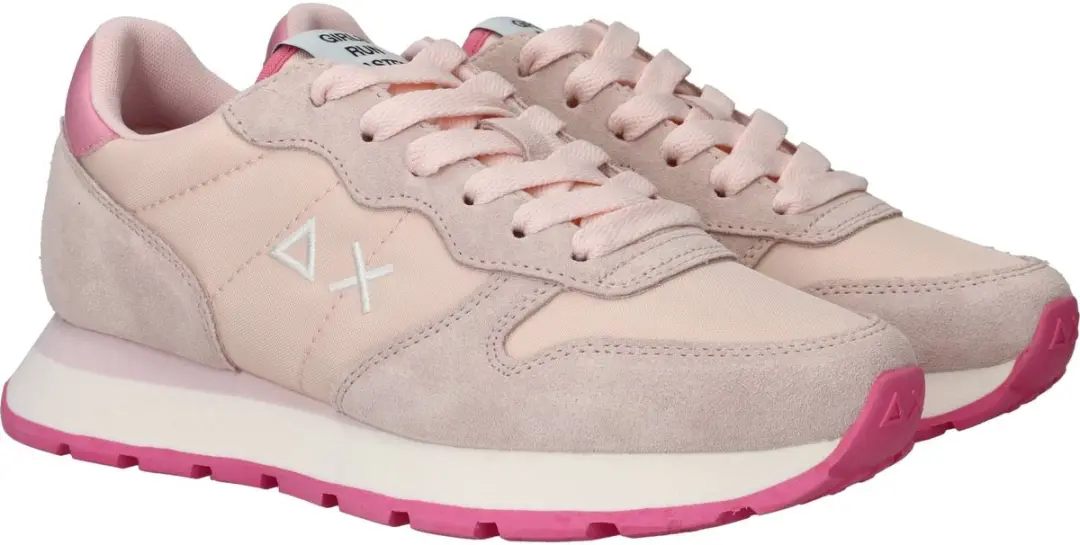 Sun68 Ally Solid Nylon Sneakers Roze - afbeelding 4 van 6