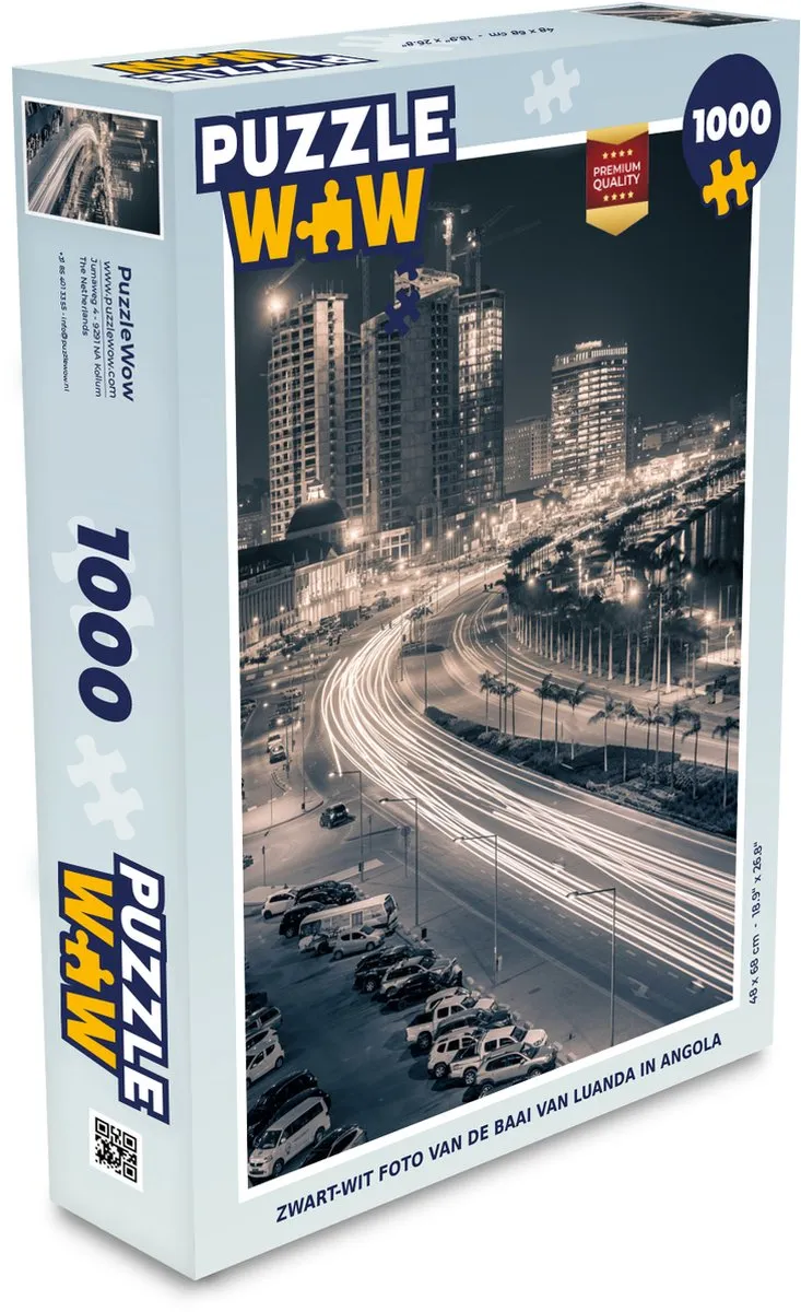 PuzzleWow Legpuzzel 1000 Stuks
