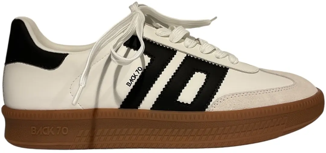 Back 70 Sneaker Double Zwart