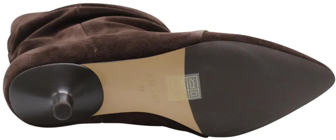 Bibi Lou Drape Booties 40 Dark Brown