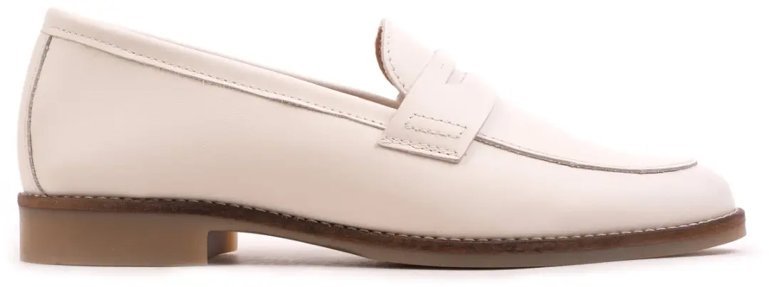 Omnio code loafers dames off-white leer