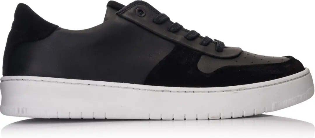 Hinson bennet sonder low sneakers heren zwart leer