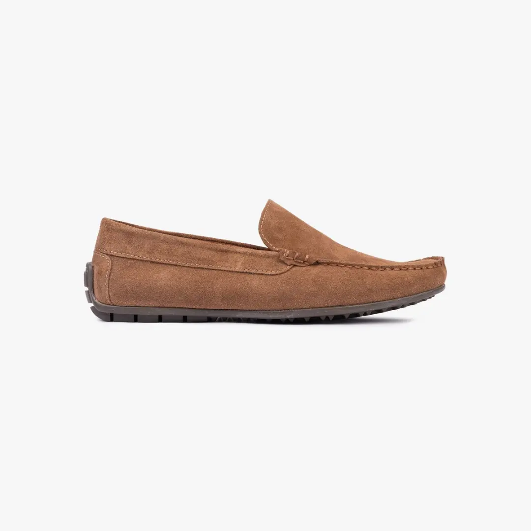 Omnio bengt loafers heren tofee suède