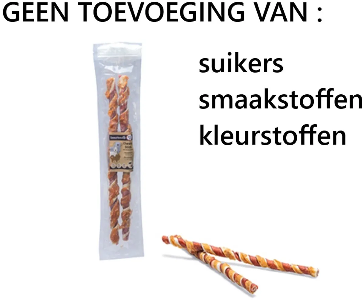 Beeztees Kauwsticks Kip/Rund 2 Stuks