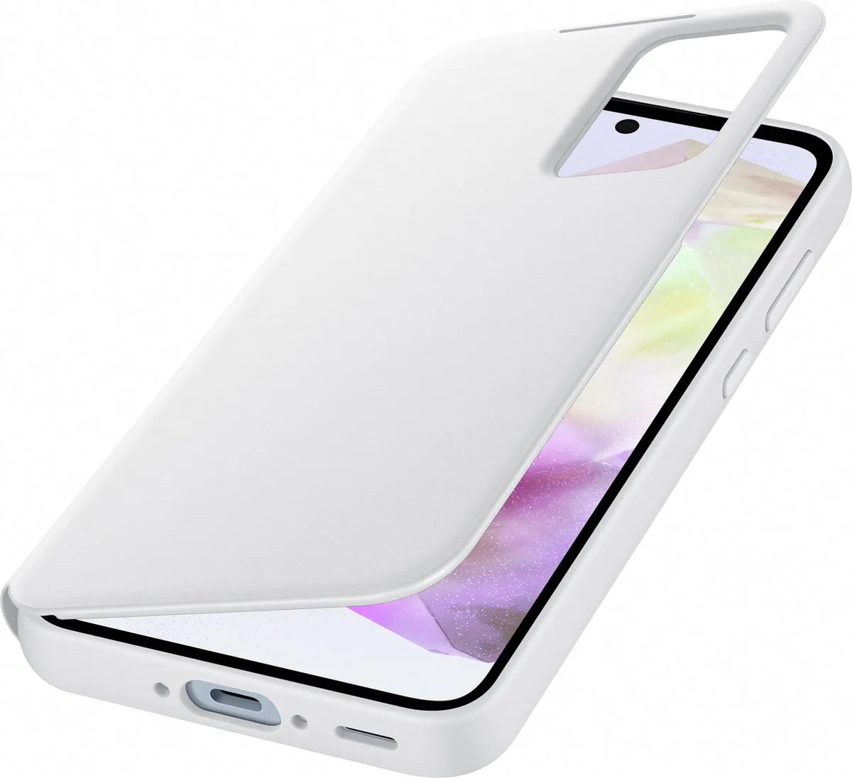 Samsung Smart View Wallet Case Galaxy A35 5G - Wit