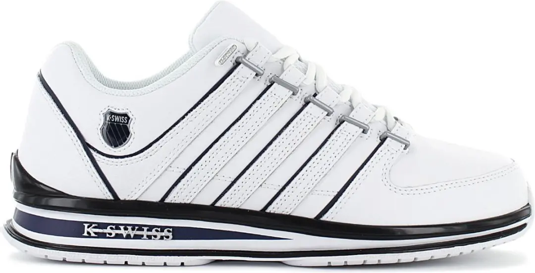 K-Swiss Rinzler Leather Heren Sneakers Wit - afbeelding 3 van 6
