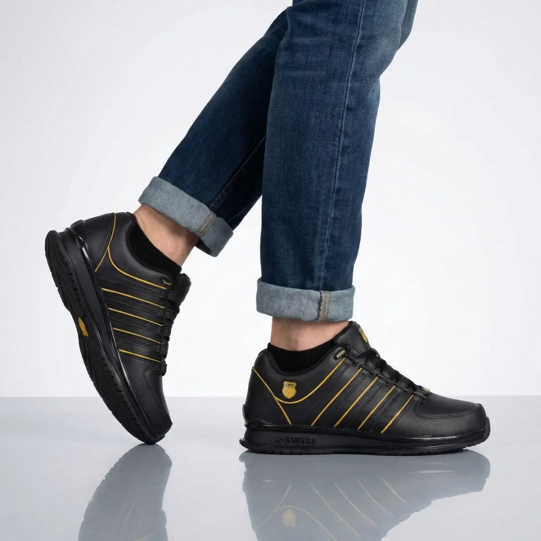 K-Swiss Rinzler Heren Sneakers Zwart - afbeelding 2 van 6