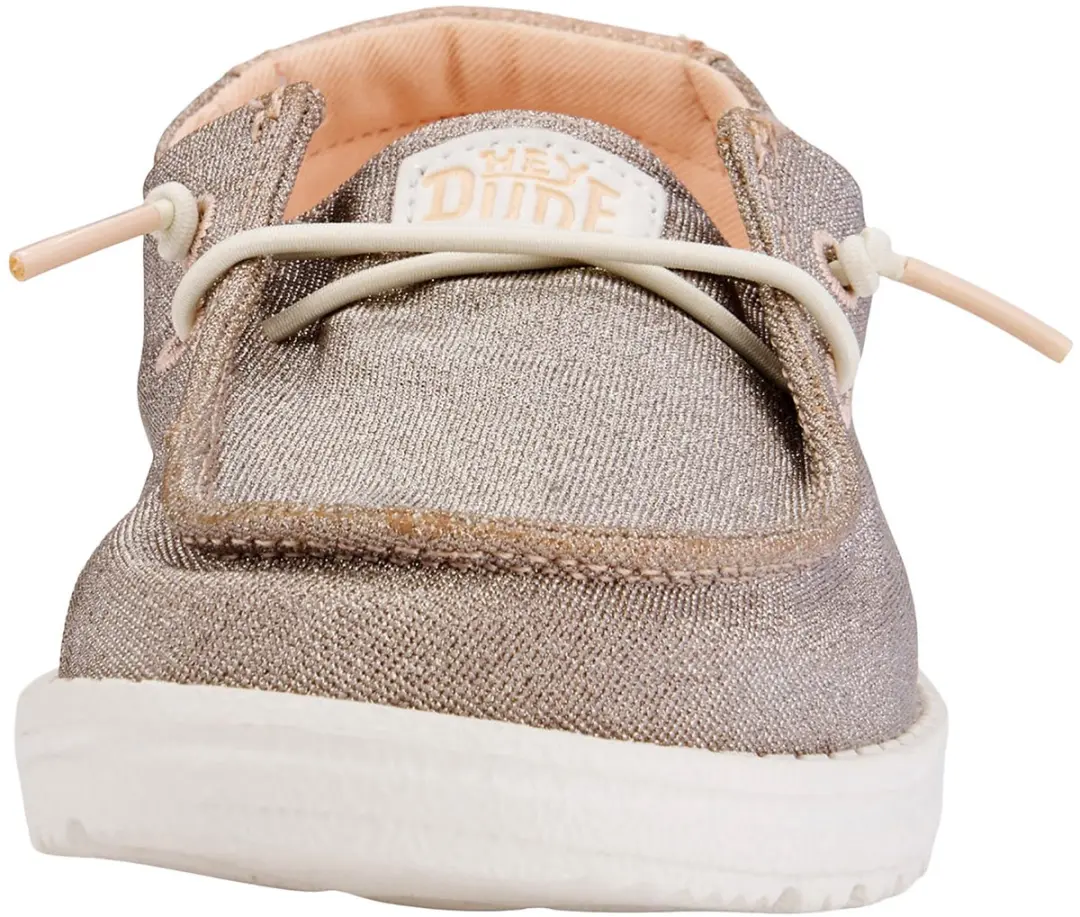 Wendy Y Metallic Sparkle veterschoen voor kinderen