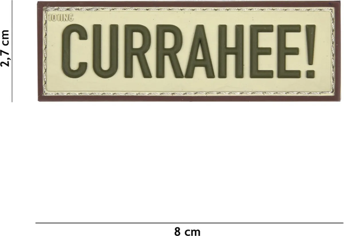 101 Inc Embleem 3D PVC Currahee!