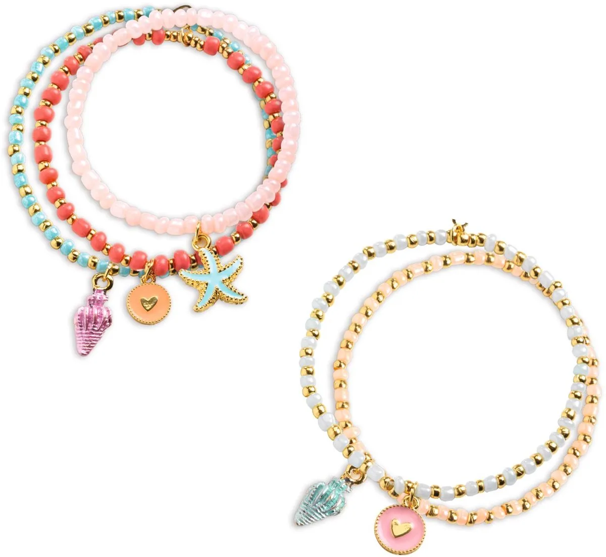 Djeco Sea Multi-wrap Armbandenset - Multicolor