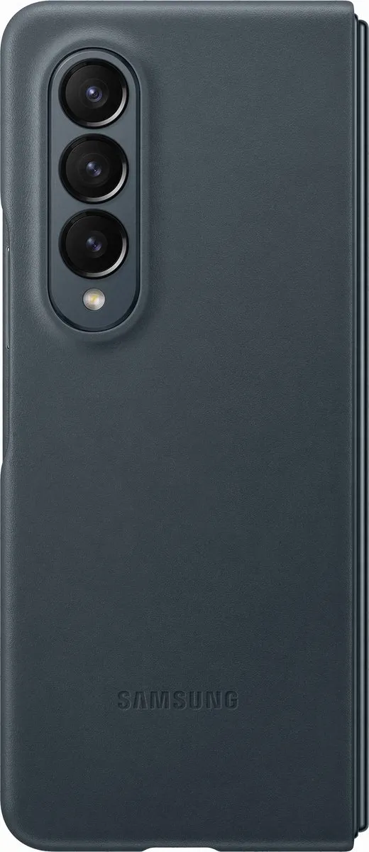 Samsung Leather Cover Galaxy Z Fold4 Graygreen - EF-VF936LJEGWW