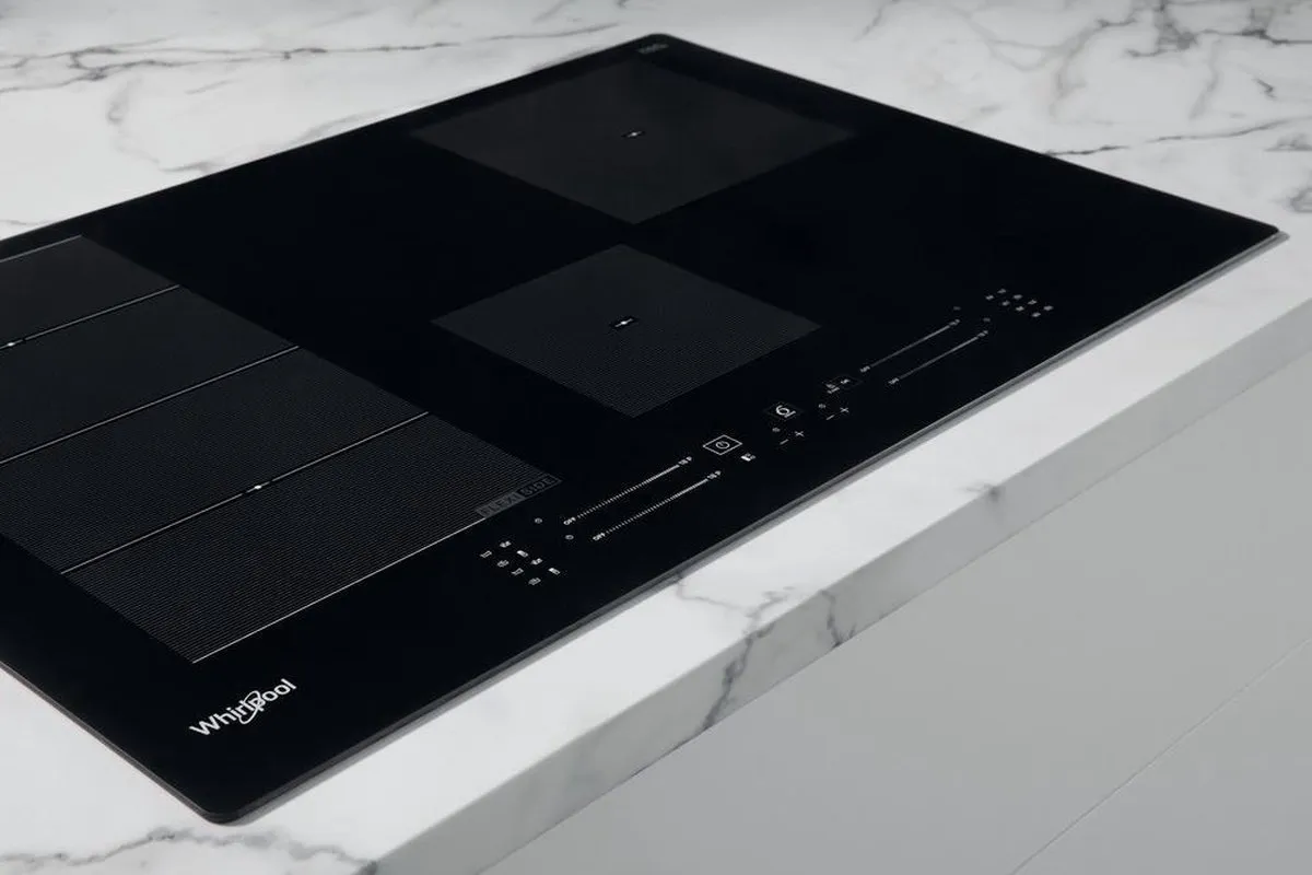Whirlpool WFS0377NE/IXL Inbouw Inductiekookplaat 4 Zones - Zwart