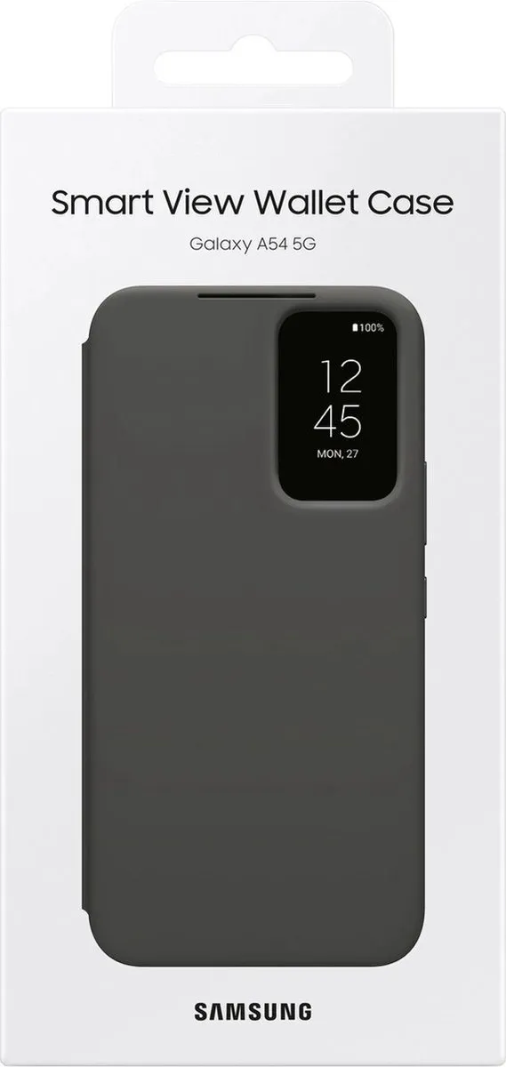 Samsung Smart S View Hoesje Galaxy A54 - Zwart