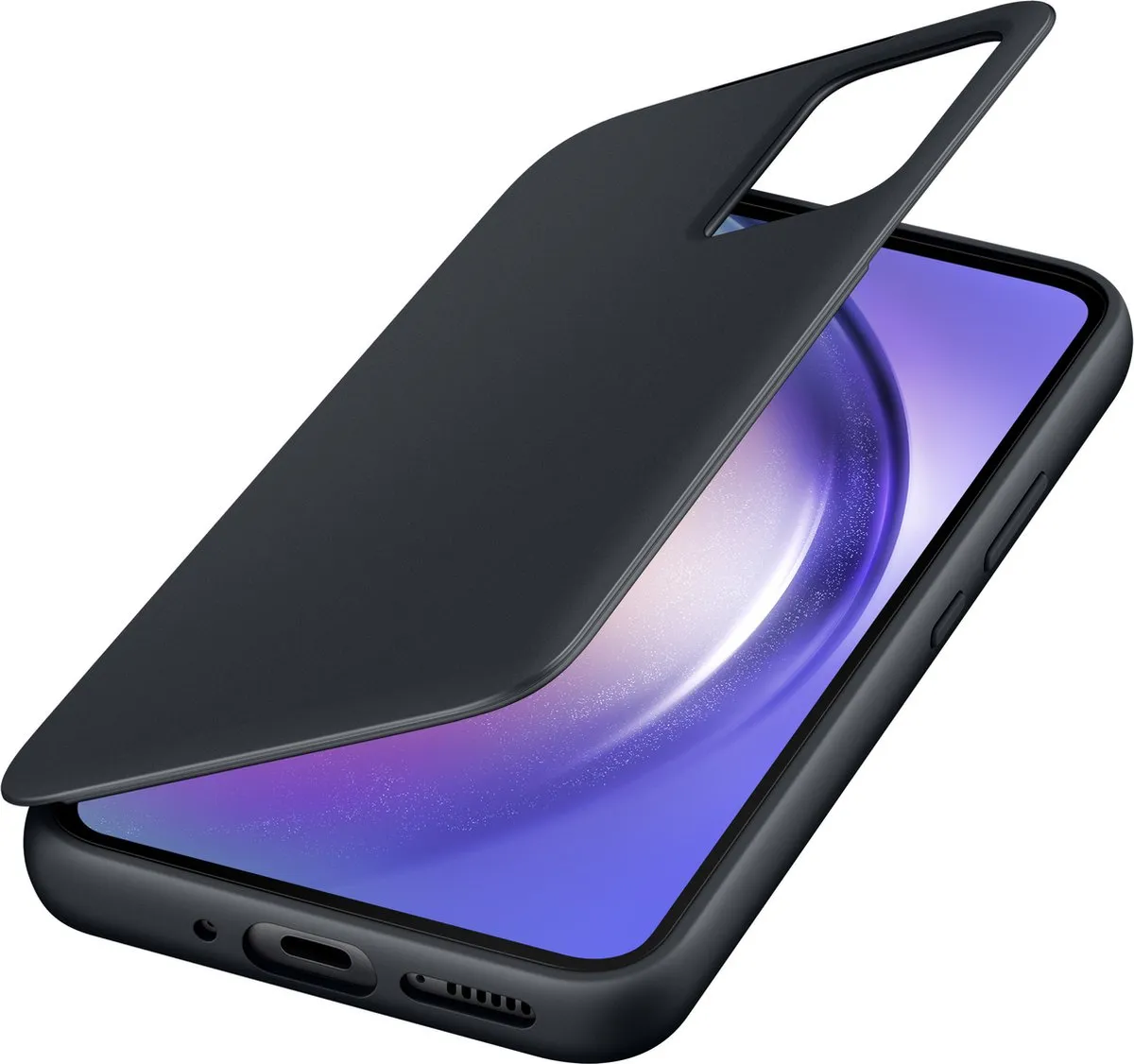 Samsung Smart S View Hoesje Galaxy A54 - Zwart