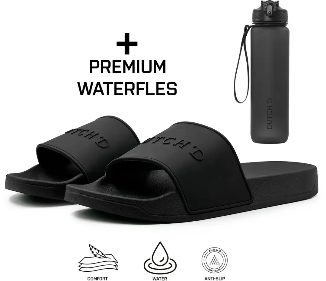 Dutch'D ® Rubberen slipper + Waterfles