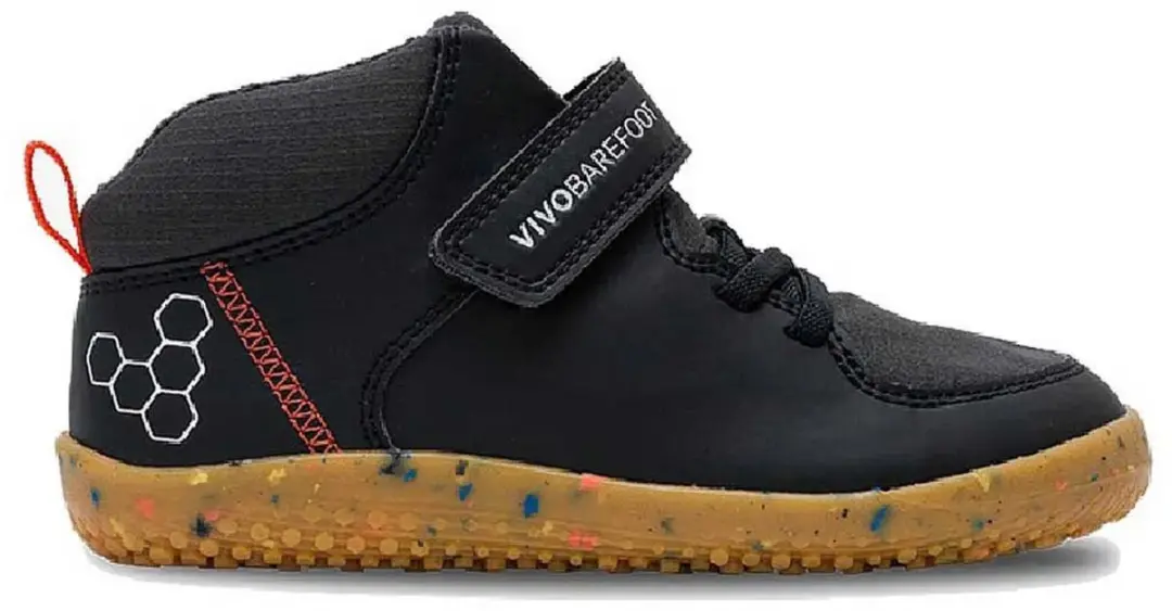 Vivobarefoot Primus Ludo Hi Barefoot Preschool Schoenen Zwart EU 25 Kinderen