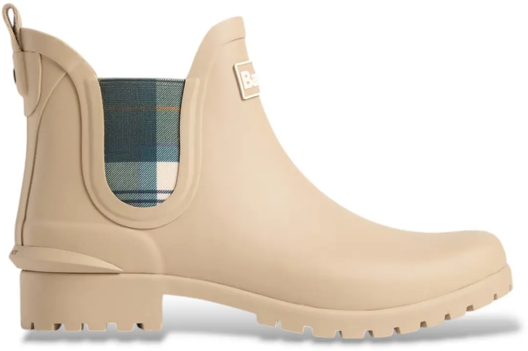 Barbour Beige Wilton Chelsea Welly enkellaarzen