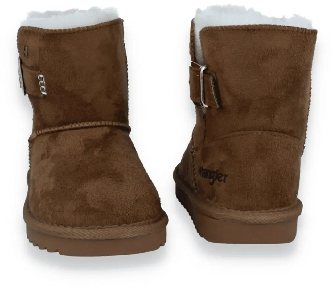 Wrangler Meisjes Enkellaars Elsa Buckle Mid Jr Almond