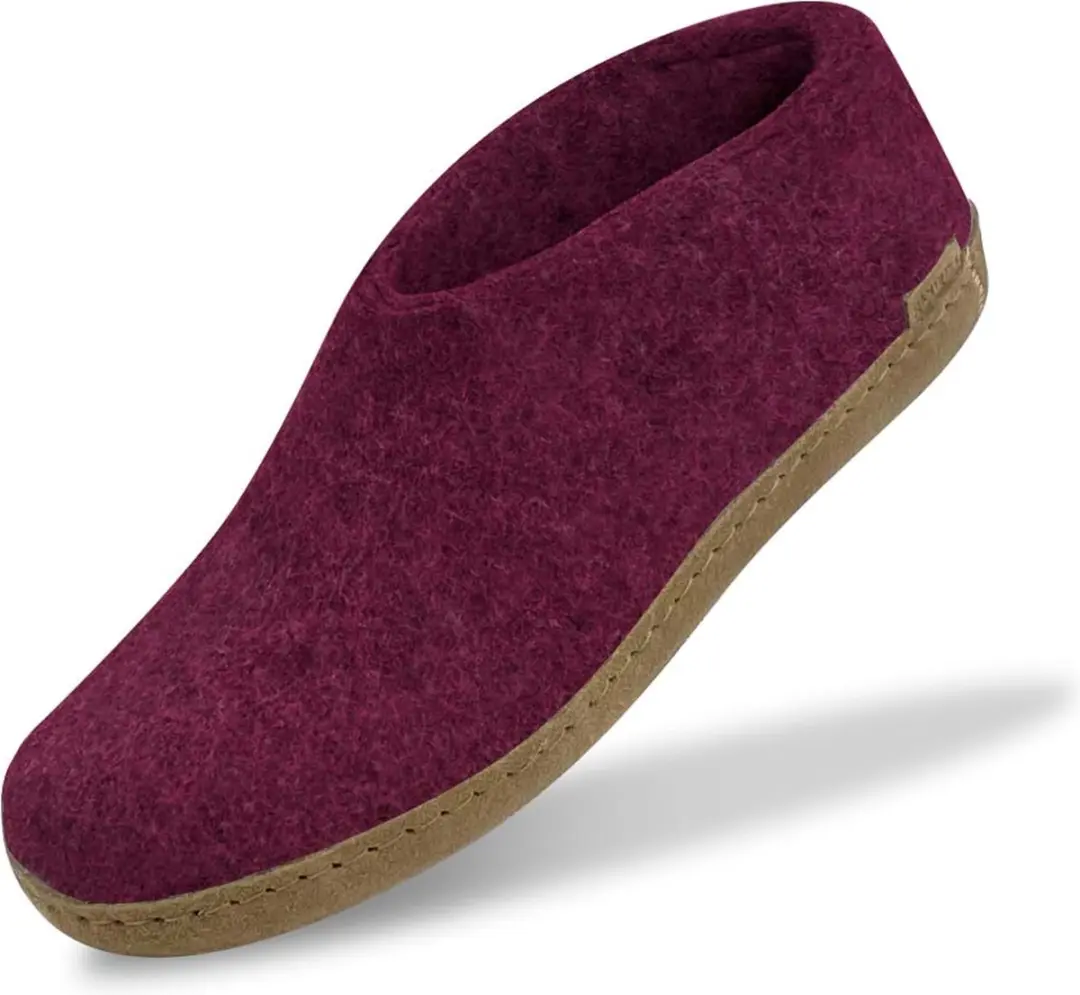 Glerups A-07-00 Pantoffels Cranberry - afbeelding 2 van 6