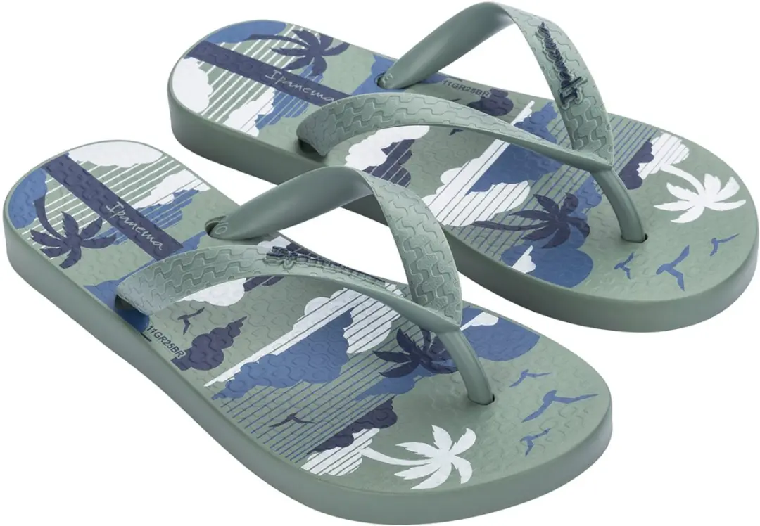 Ipanema Temas Boys Kids Teenslippers Groen