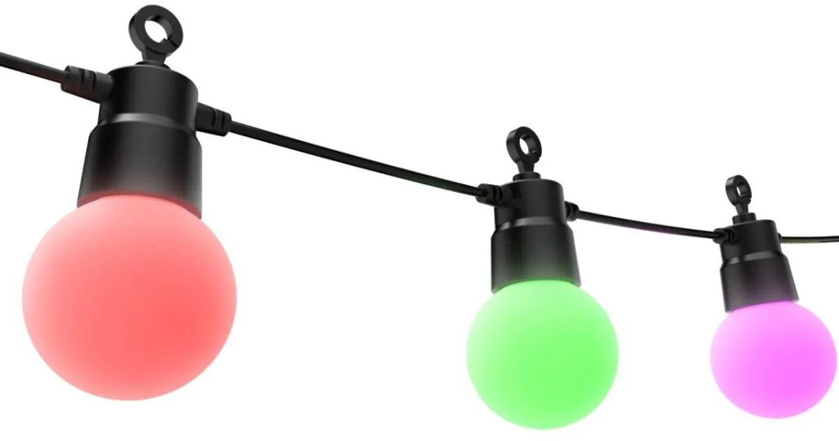 Hama LED-Lichtketting 800cm Zwart - 12 Lichtpunten Multicolor