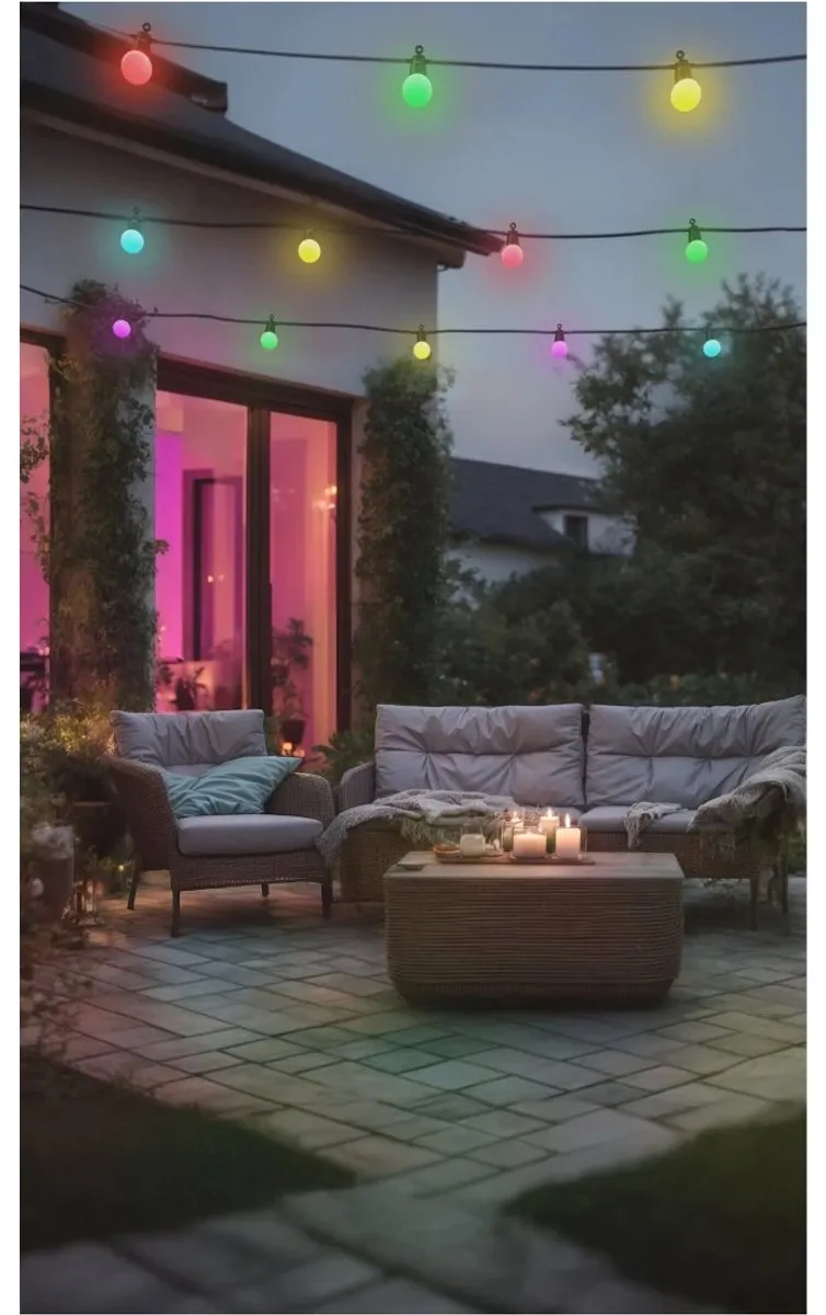 Hama LED-Lichtketting 800cm Zwart - 12 Lichtpunten Multicolor
