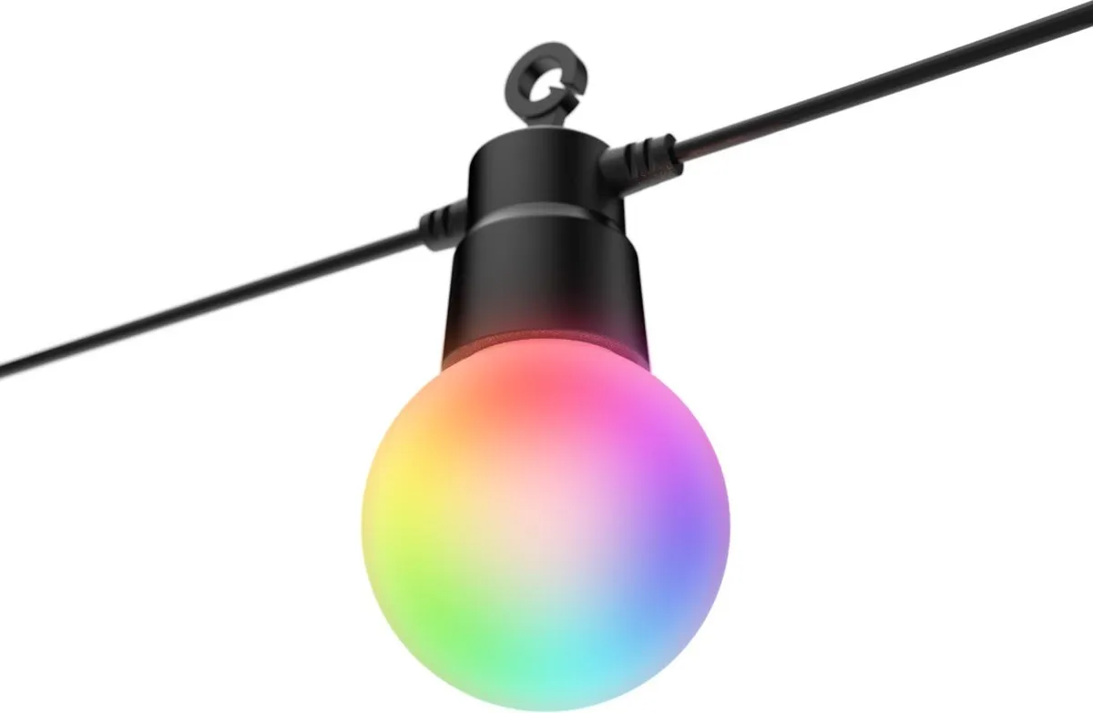 Hama LED-Lichtketting 800cm Zwart - 12 Lichtpunten Multicolor