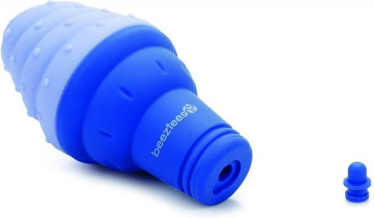 Beeztees Fill-n-Freeze IJshoorntjes - 1 Stuk - Blauw/Geel/Roz - afbeelding 2 van 3