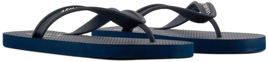 Armani Exchange Xuq002_xv676 Slippers Blauw EU 39 Man