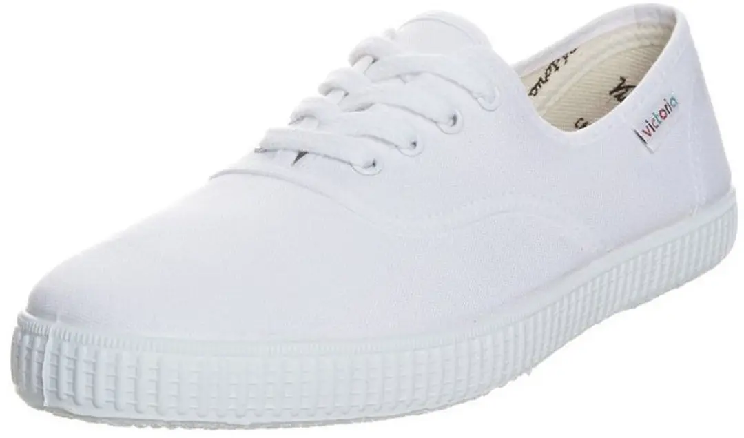 Victoria 1915 Anglaise Toile Trainers Wit - afbeelding 4 van 6