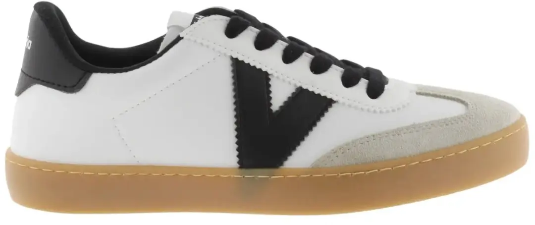 Leren en suede effect sneakers Victoria Berlin