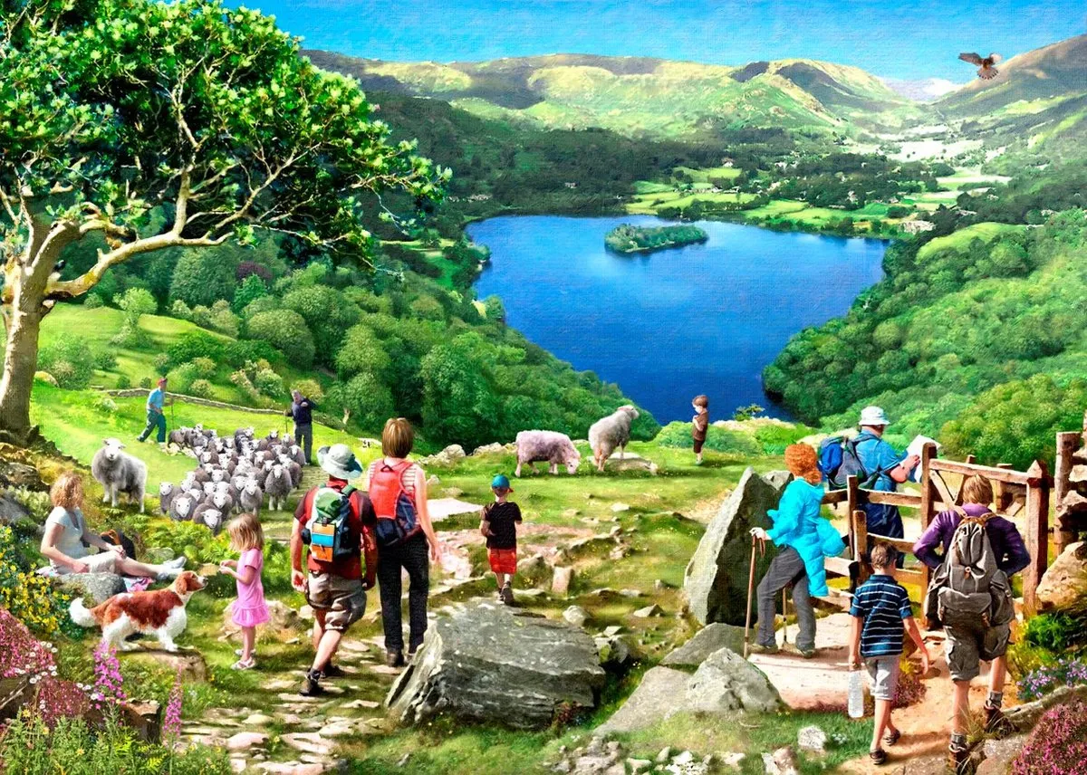 House Of Puzzles Lake View Legpuzzel 1000 Stuks HP0413 - Multicolor