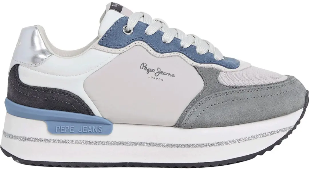 Pepe Jeans Rusper Glitter Schoenen Grijs EU 41 Vrouw