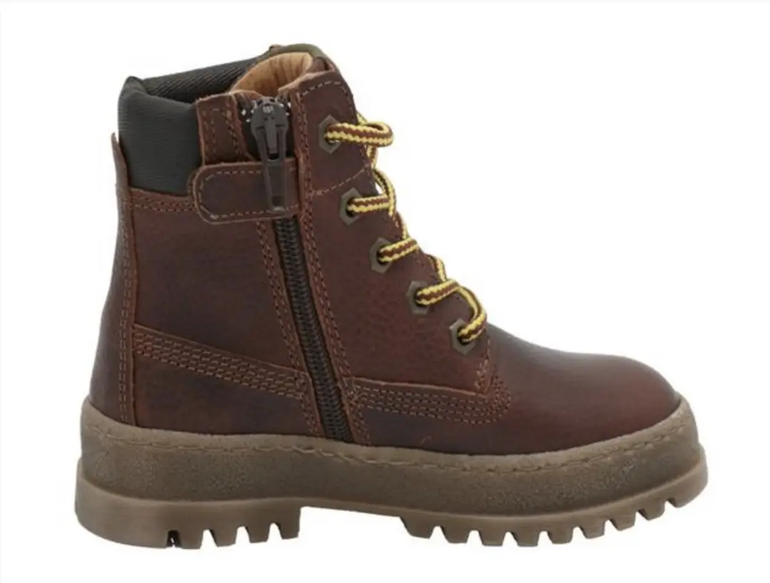 Develab - 45383 - Half-hoog - Kleur: Cognac - Maat: 29