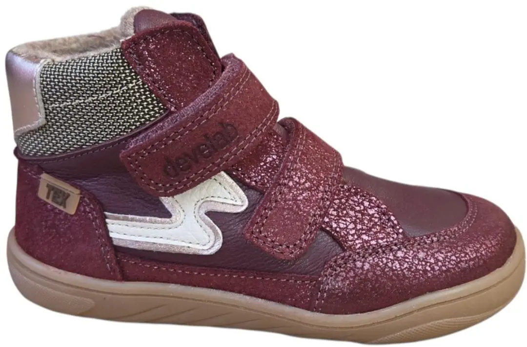 Develab 43205-439 Barefoot - Maat 34 Bordo